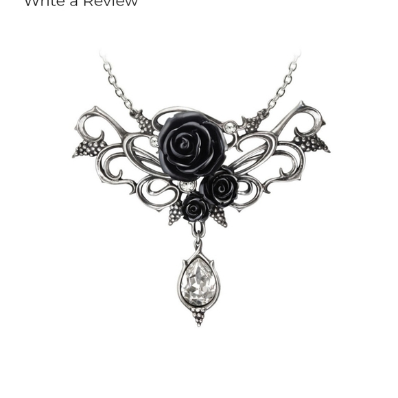 Alchemy Gothic Jewelry - Alchemy England Bacchanal Rose Crystal Necklace